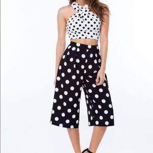 Mustard Seed Polka Dot Jumpsuit